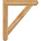 Ekena Millwork Traditional Craftsman Rough Sawn Bracket w/ Offset Brace, Western Red Cedar, 8"W x 42"D x 48"H BKT0806X42X48TRA04RWR - alternate 3